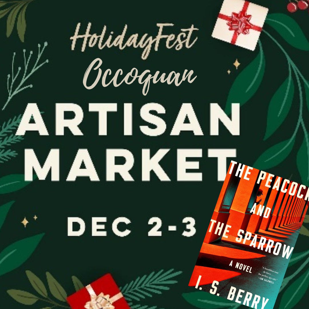 DMV folks, come to picturesque, historic #Occoquan this weekend for its annual Holiday Fest. Shop, see me, &amp; get a signed copy of THE PEACOCK AND THE SPARROW! 12/2, 11am - 7pm; 12/3, 11am - 4pm. <a href="/AtriaMysteryBus/">Atria Mystery Bus</a> <a href="/ITWDebutAuthors/">ITW Debut Authors Program</a> <a href="/VisitOccoquan/">Visit Occoquan</a>

🔗occoquanfestivals.com