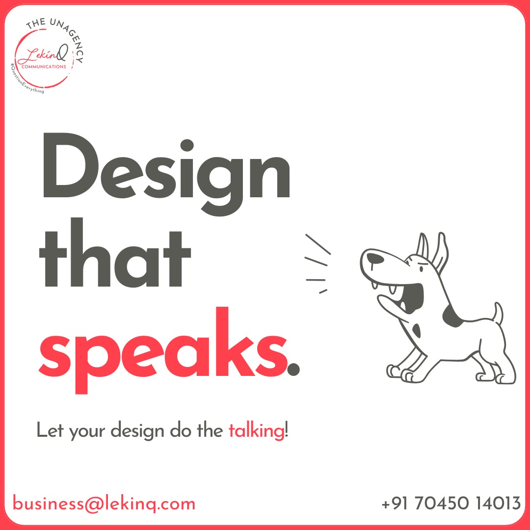Let your design do the talking!🗣 

Copy: <a href="/ContentGarrage/">Content Garrage</a>
Design: <a href="/LekinQ_/">LekinQ</a>

#LekinQ #Creative #designer #designs #DigitalMarketing #Content #designers #Mumbai #India #worldwide