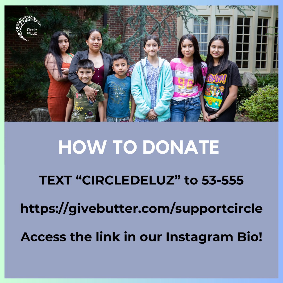 circledeluz's tweet photo. #GivingTuesday2023! In the next 24 hours, @circledeluz is raising funds to support the educational journey of young #Latinas. Help us start the day of strong by making a donation and clicking that share button! Donate now: https://t.co/RswxXawtlD
#GiveToWomenAndGirls https://t.co/0j2Syifd4o