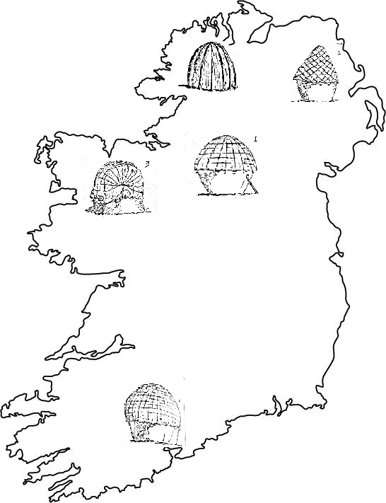 iamreddave's tweet photo. Traditional Hay bales in different parts of Ireland. source Irish Folk Ways by Evans
#100daysofmaps #day76 https://t.co/hY6w9T98Ye