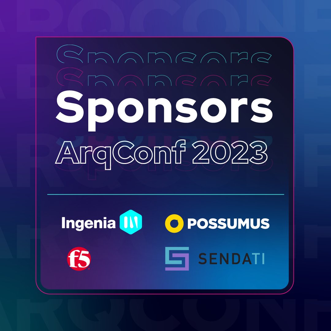 Ya llega ARQCONF SUMMIT 2023, el evento que reúne a los mayores referentes de la arquitectura IT en la región. 😎 Conocé todas las charlas, speakers y sponsors que nos acompañan en el auditorio de <a href="/UCEMA_edu/">UCEMA</a> el 29/11. #ARQCONF2023
<a href="/Ingenia_la/">Ingenia</a> <a href="/PossumusTech/">Possumus Tech</a> <a href="/Sendati_/">Sendati</a> <a href="/F5_latam/">F5 LATAM</a>