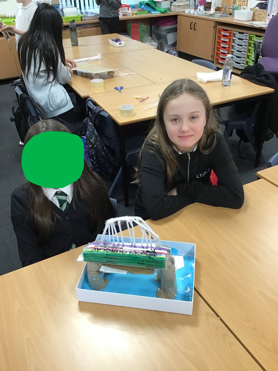 WoodheadPrimary's tweet photo. P5/6 used the design process of design, create and evaluate to solve a design problem. They had to make a bridge, that would hold a given weight. They then tested them out (Part 2). #STEMeducation #technologies #engineersatwork https://t.co/vsVy2EZplU