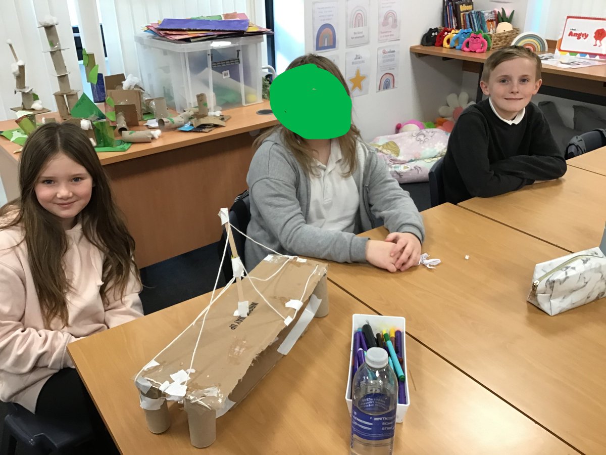 WoodheadPrimary's tweet photo. P5/6 used the design process of design, create and evaluate to solve a design problem. They had to make a bridge, that would hold a given weight. They then tested them out (Part 2). #STEMeducation #technologies #engineersatwork https://t.co/vsVy2EZplU