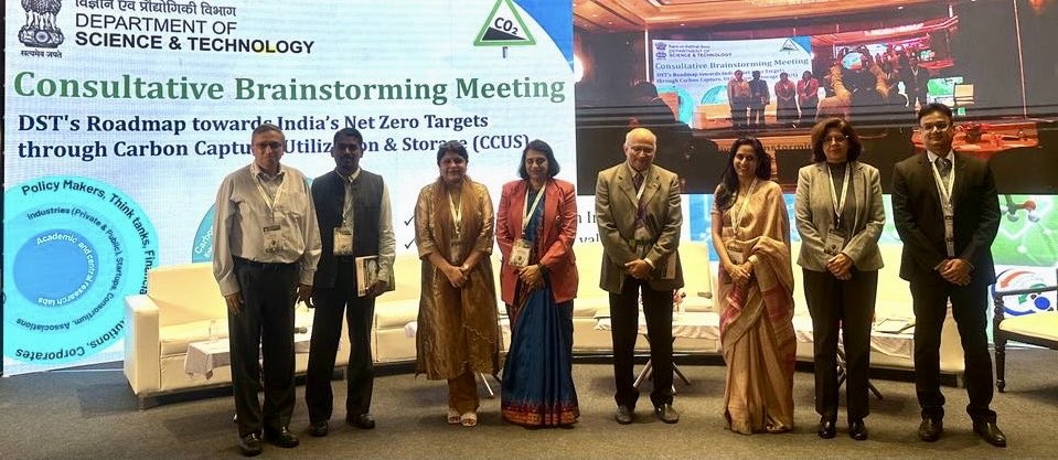 Head & Adviser C3E DST Dr. Anita Gupta pressed on the need for innovative funding models exploring Joint public private partnership, carbon market & collaborative funding for sector wise demonstration of CCUS clusters. ⁦@anitadst16⁩ ⁦@IndiaDST⁩