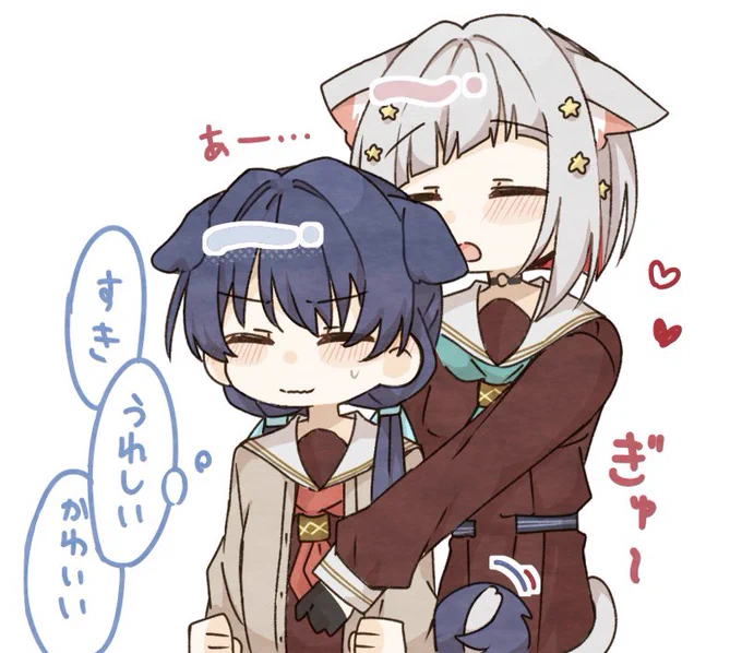 つづさや🐱🐶/こずかほ🐱🐰/めぐるり🐱🐶 