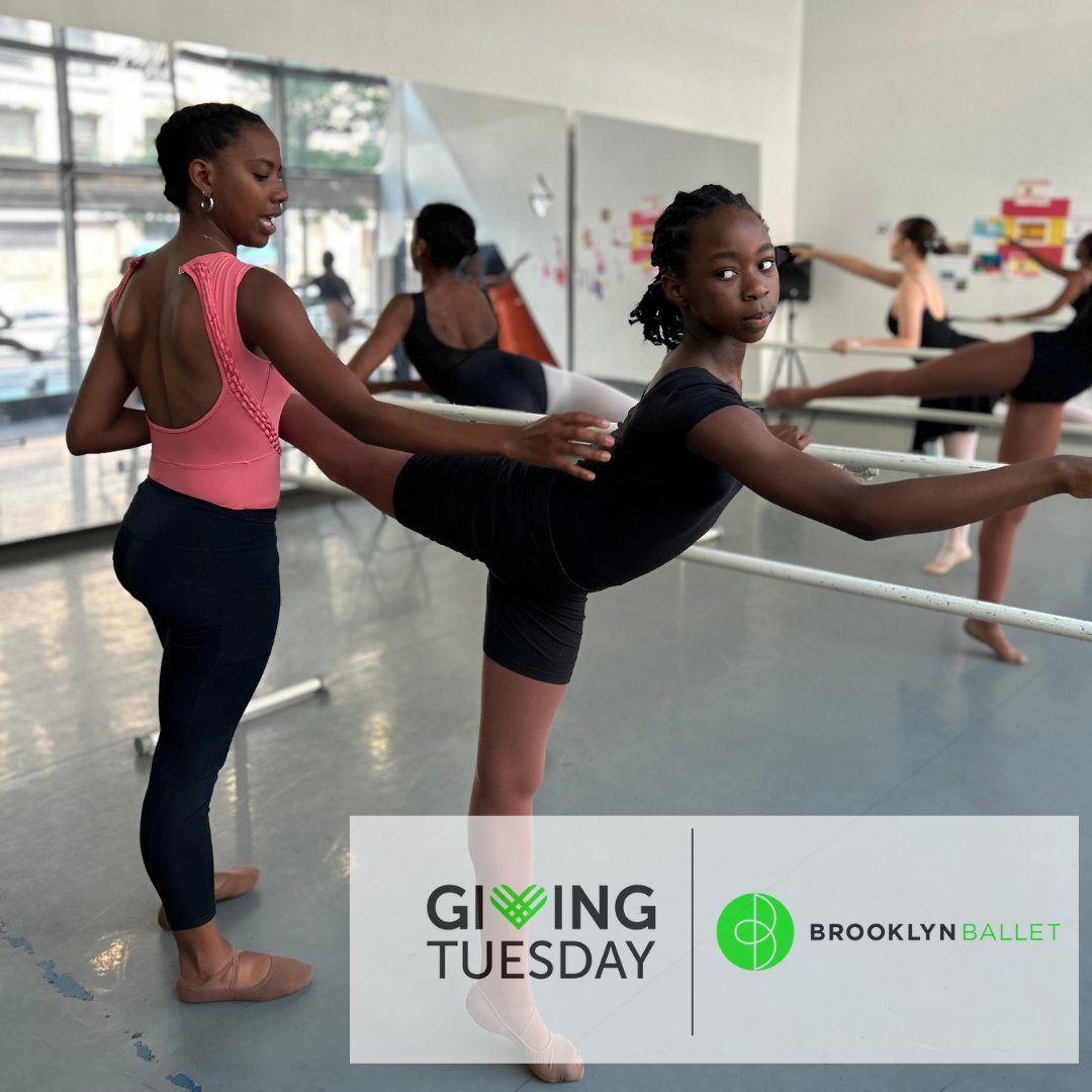 Join the global generosity movement of #GivingTuesday today, and consider a donation to Brooklyn Ballet to support our Dance company, Outreach program, School, and Scholarship program as we continue to make dance accessible to all.  

secure.givelively.org/donate/brookly…