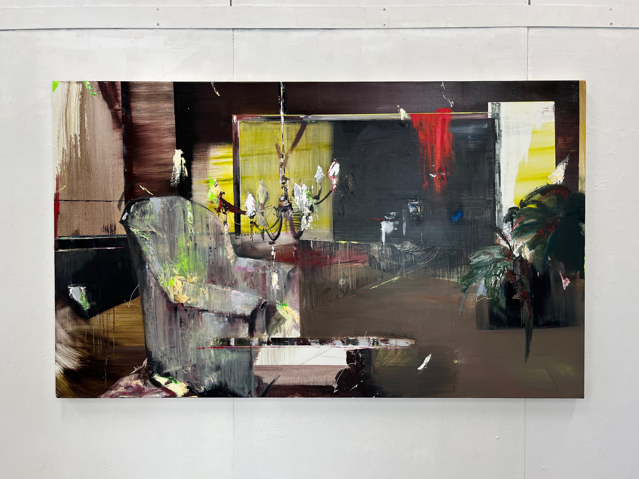 新しい季節 朝顔 日本画10号 笠原可雄 真作】絵画 日展会友 箱・黄袋入 名品 絵画