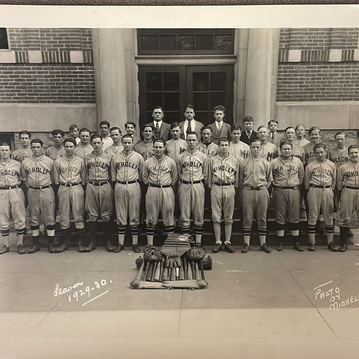Throwing it WAY back to 1930 with this gem!📸. Mt. Holly High School Baseball team paved the way for the legacy we continue today. 

Recognize any faces? Drop a comment if you know anyone, or share your thoughts on the good ol’ days!! ⚾️🧢 #VintageBaseball #BaseballNostalgia