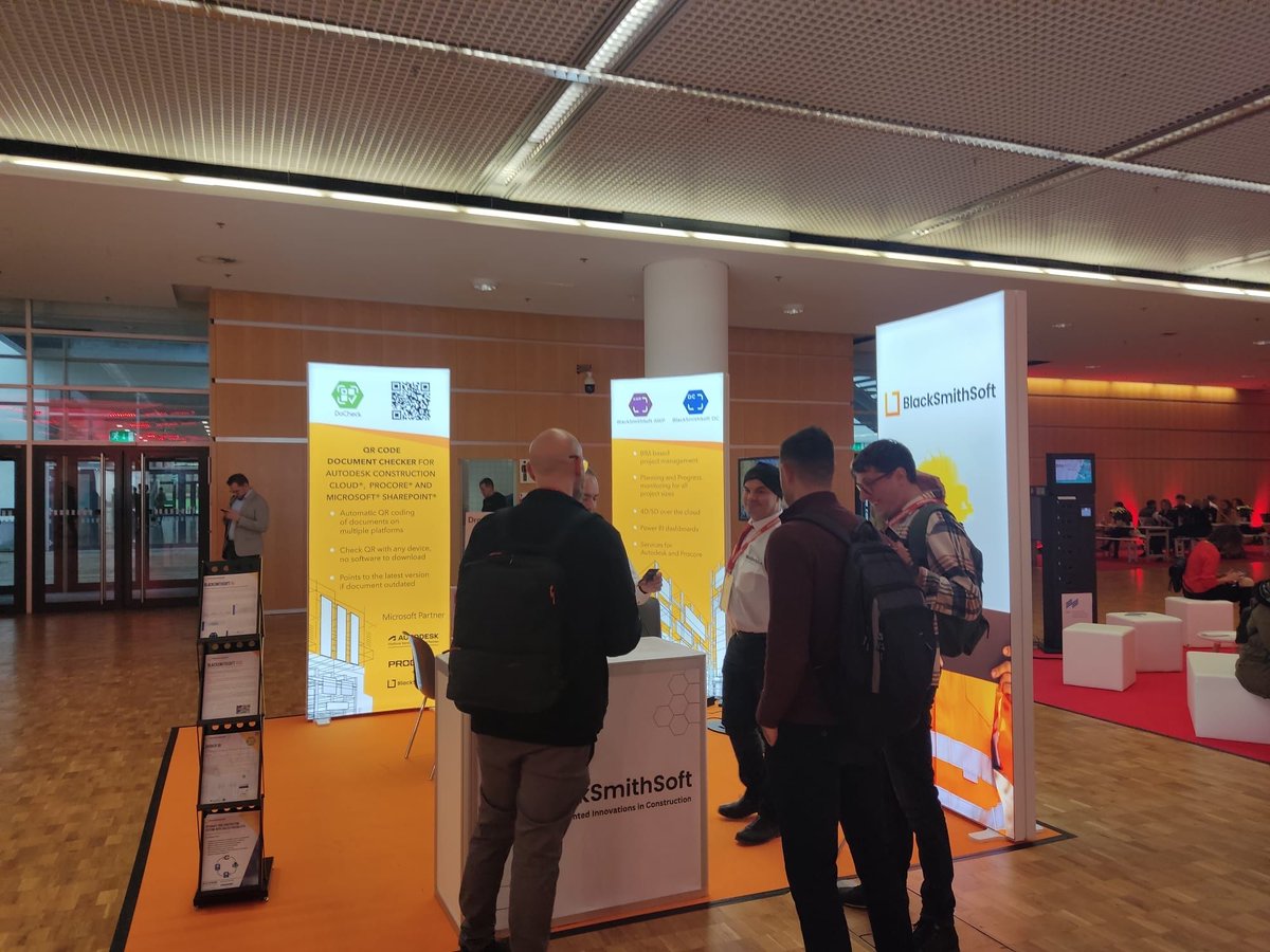 blacksmithsoft1's tweet photo. Fantastic discussions at #bimworld 2023 and so great industry leaders! https://t.co/dSYDGoJd8p