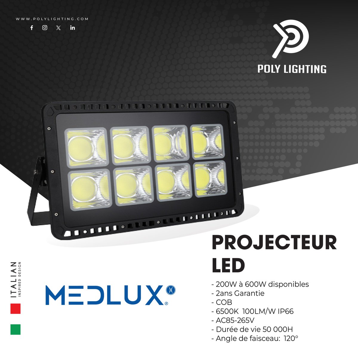 ▶️ PROJECTEUR NOIR LED COB 400W
➡️➡️➡️ polylighting.net/fr/projecteur/…
✅Pour toute demande de devis contactez nous par message privé ou rendez nous visite à notre showroom