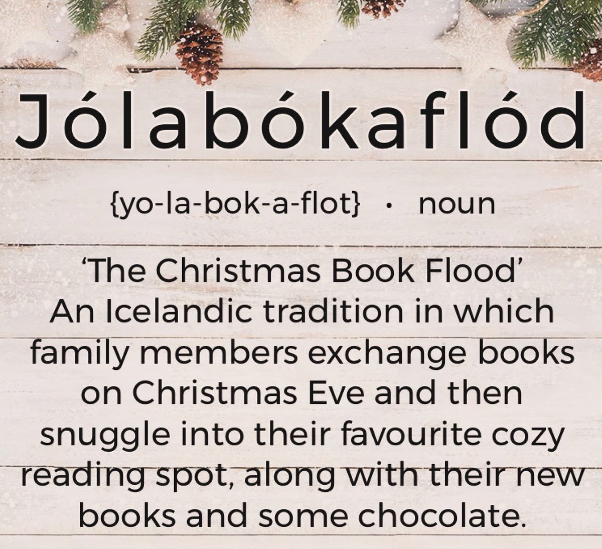 Jólabókaflód. We are all on board with this lovely Icelandic tradition in our family! 🎄📚🍫