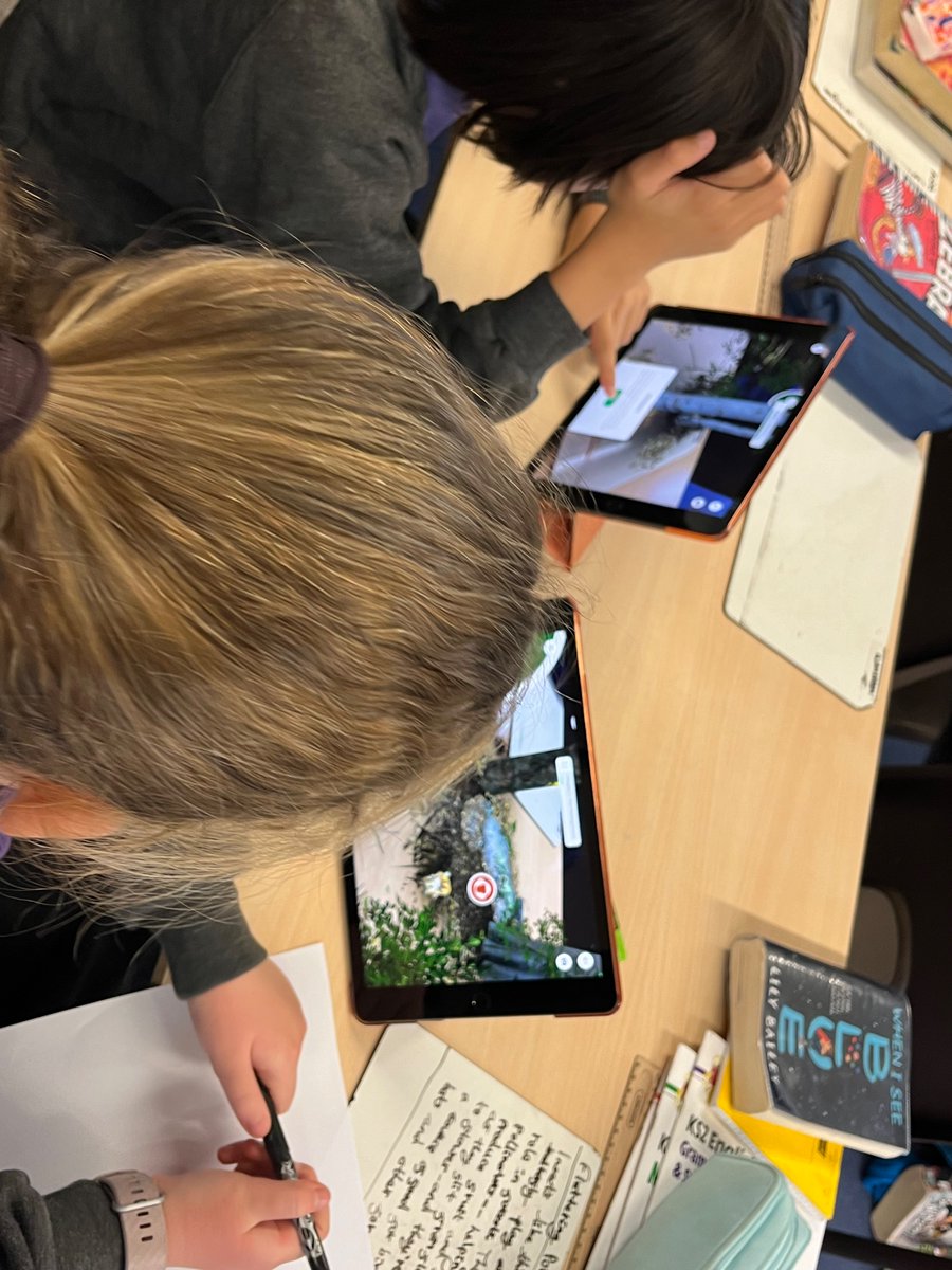 CunninghamSch's tweet photo. Year 6 are exploring tabletop rainforests in AR.  Climbing trees, chatting to monkeys and defending against deforestation! #CHFYear6 # CHFGeography #CHFComputing https://t.co/ZxwpKCNboZ