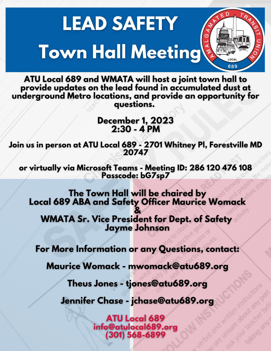 Local 689 members are invited to join us Friday for important updates