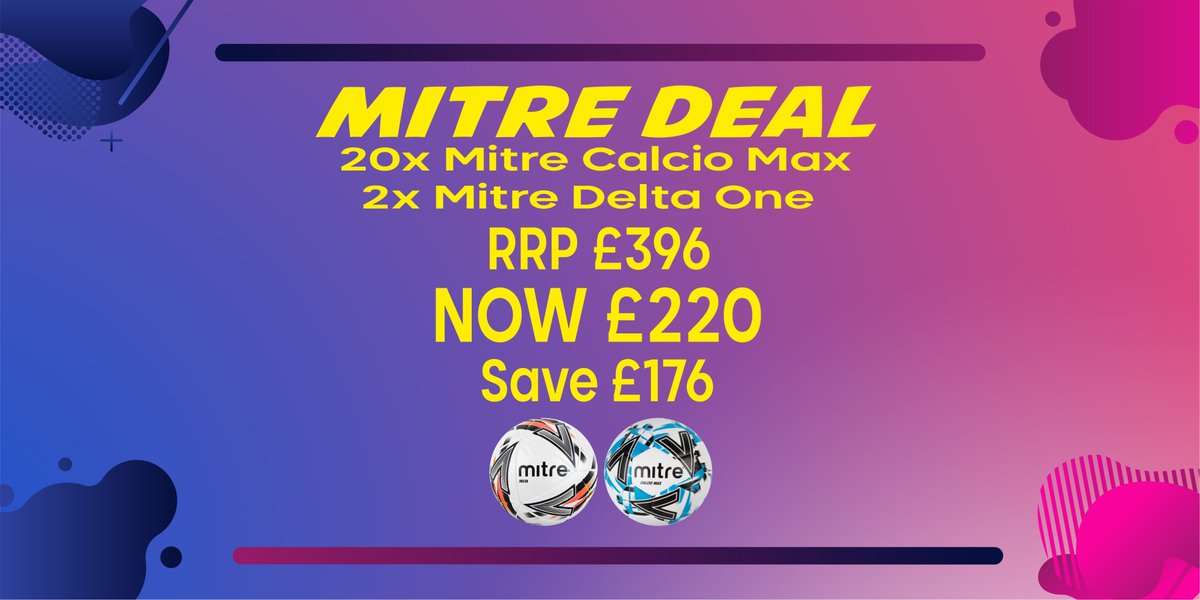 Mitre Calcio Max x Delta Deal Buy instore or order online onlysportltd.co.uk/mitre-calcio-m…
