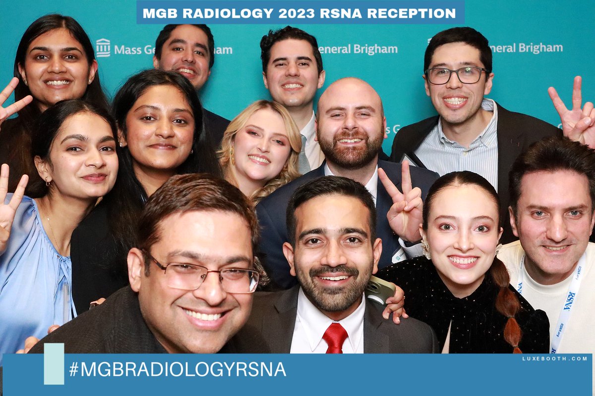 The future of radiology looking bright! Honored to be working alongside them! @MGHImaging #futureraders #RSNA2023 #research