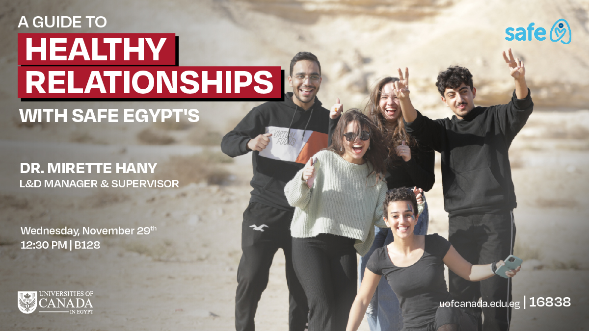 Found yourself with butterflies in your stomach? It might not mean what you think. 

Being empowered to set boundaries and take a step back when you need to is the highest form of self-preservation. 

Happening tomorrow, during the break time, in room B128.

#UofCanada