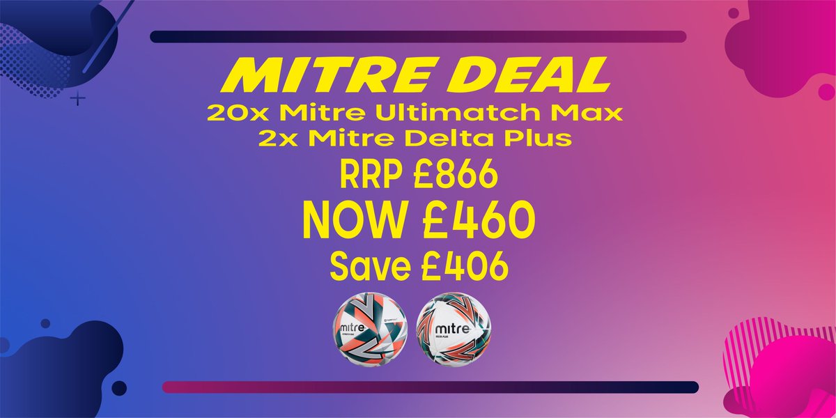 Mitre Ultimatch Max x Delta Plus Deal Buy instore or order online onlysportltd.co.uk/mitre-ultimatc…