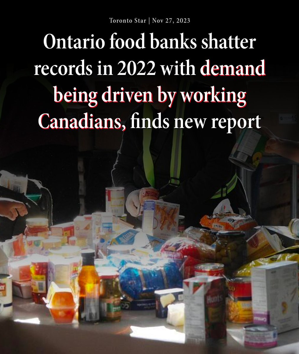 PierrePoilievre's tweet image. After 8 years of Trudeau, more people with full-time jobs need to go to food banks because food &amp;amp; housing costs have soared. 

Justin Trudeau. Not worth the cost.