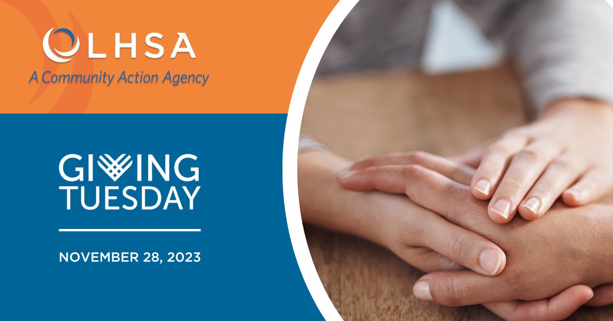 It's #GivingTuesday! Today people around the world come together to give back to those in need. We appreciate our donors today and every day. Thank you for helping us transform communities. Donate to OLHSA's Community Cares Drive here: olhsa.org/en-us/donate