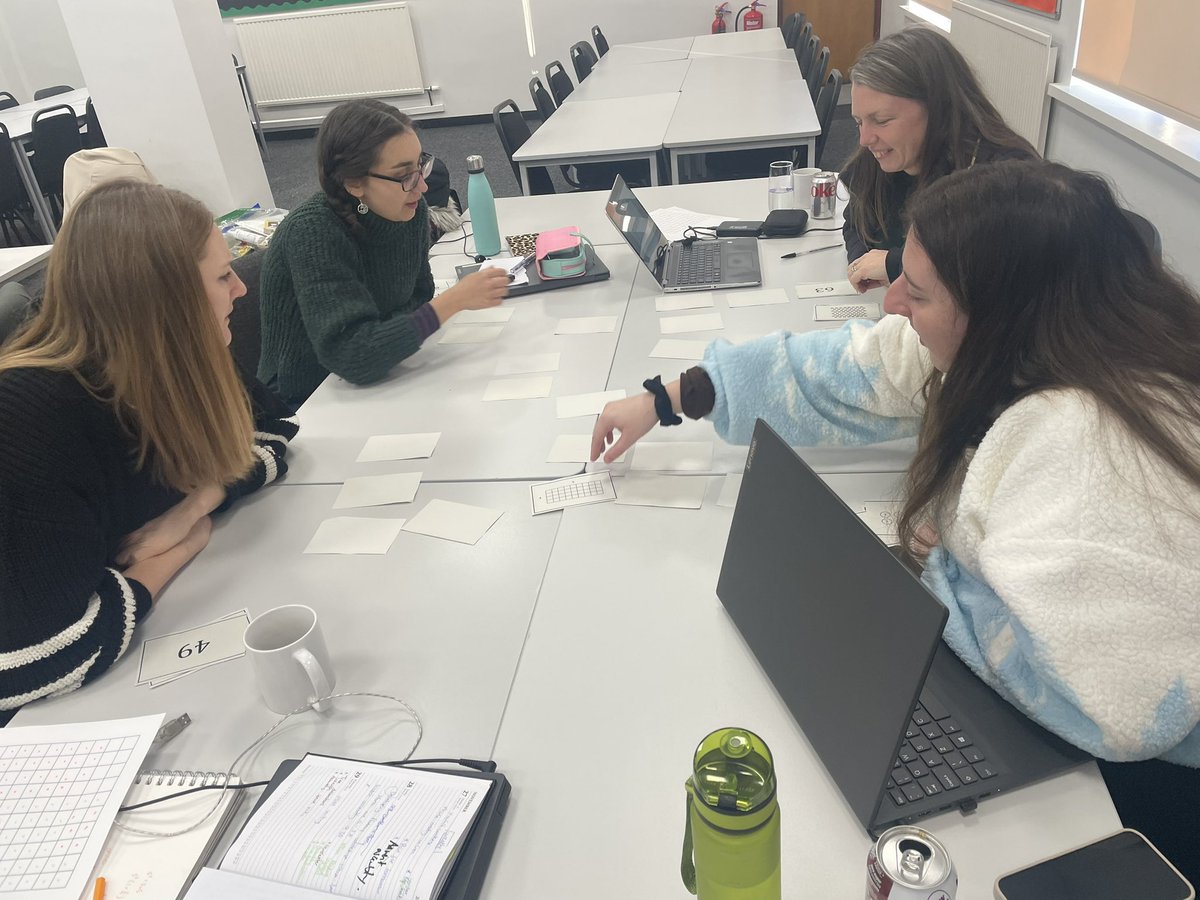 natalie_maths's tweet photo. One of the benefits of bespoke @WYorksMathsHub sessions is collaboration and a chance to network with teachers from other schools who are focused on the same things. Today the focus was Fluency. https://t.co/kgIm2TGI3L