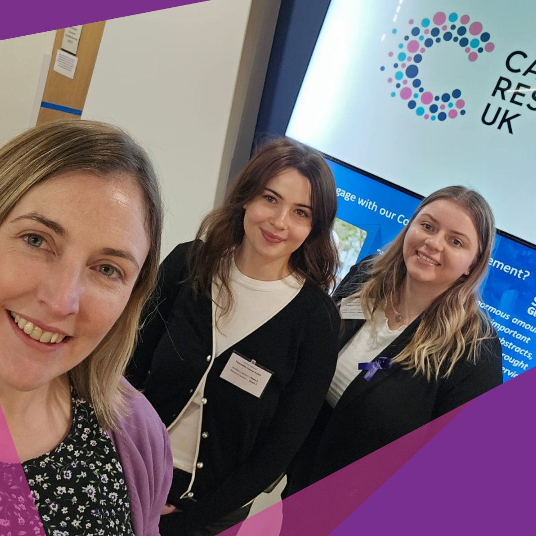 Yesterday our team attended @ScotCancerConf, hosted by our friends @CR_UK @unistrathclyde. A great day of networking, learning and sharing, as we continue to improve outcomes and experiences of cancer in Scotland 💜 #ScotCanConf