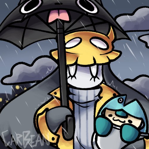 Rainy day skadean :3
#doodleworldfanart