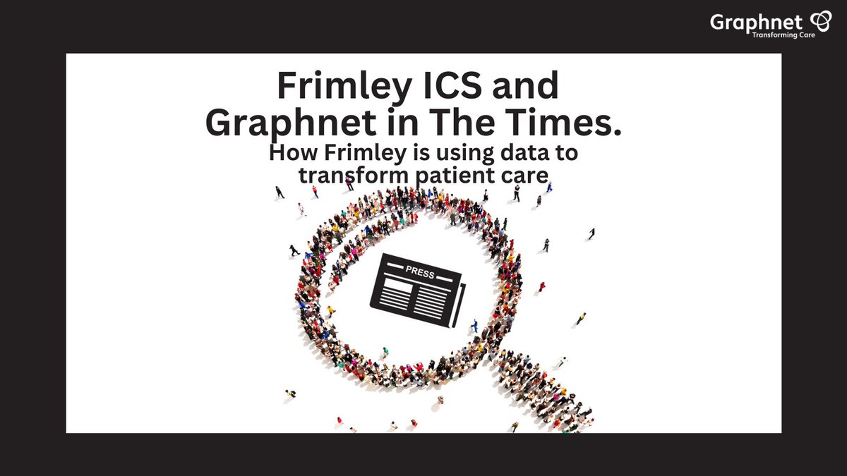 We are so proud to be a part of the work taking place to #transform patient care! This article written by@katlay @thetimes highlights the amazing work @FrimleyHC, @DrBharan, Lalitha Iyer, @sharonboundy, & wider team are doing to improve patient care using joined-up #data 👏
