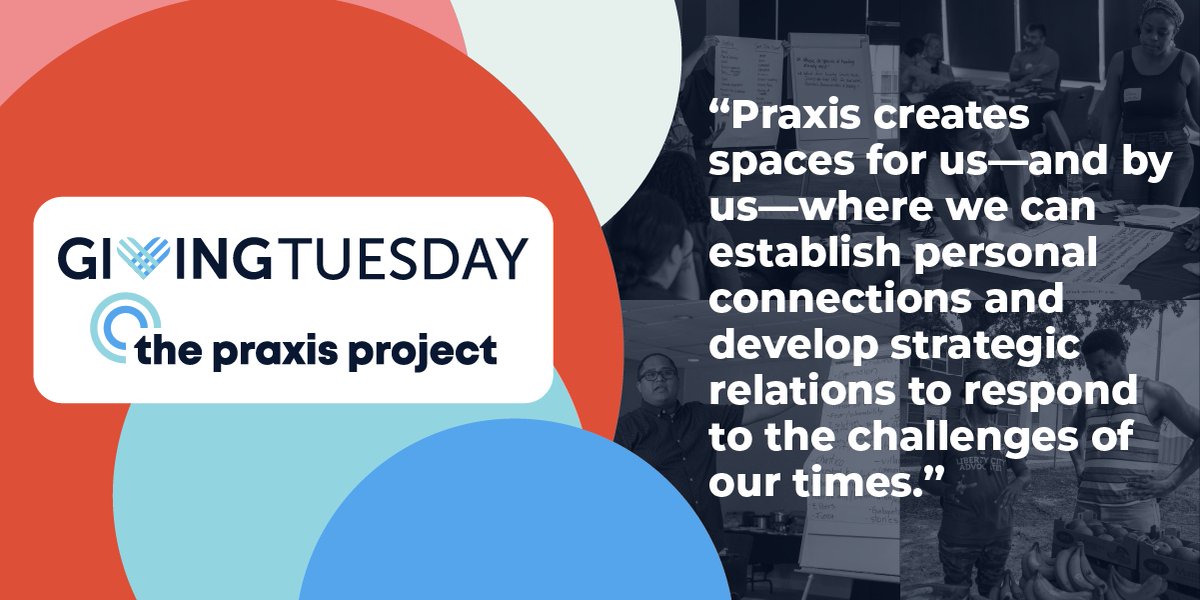 It's #GivingTuesday. Feel Good. Do Good. Give Good. Support The Praxis Project! Empowering communities through learning circles, training, research, and advocacy. Together, we build lasting change. Click Link to Donate: funraise.org/give/The-Praxi… #PraxisPower#GivingTuesday