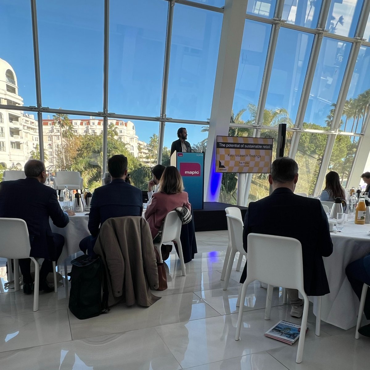 Today we're at @MAPICWorld where Nik Porter, Head of Brand Account Management, is speaking on the Sustainability Summit about the findings in our Potential of Sustainable Retail report landsec.com/sustainable-re…