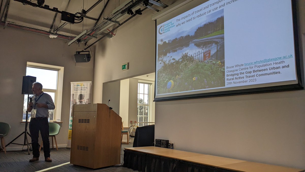 walking_scot's tweet photo. We welcome our keynote, Bruce Whyte from @theGCPH, who speaks passionately about the incredible benefits that #activetravel and regular #physicalactivity can have on our health, happier communities, our economy and workplaces 🚶🏻‍♂️🚲

#SCSPLearningEvent #LetsDoNetZero 🌍 https://t.co/4DrARUuhCW