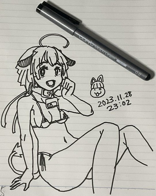 アナログもたまには描いておかないとねー 