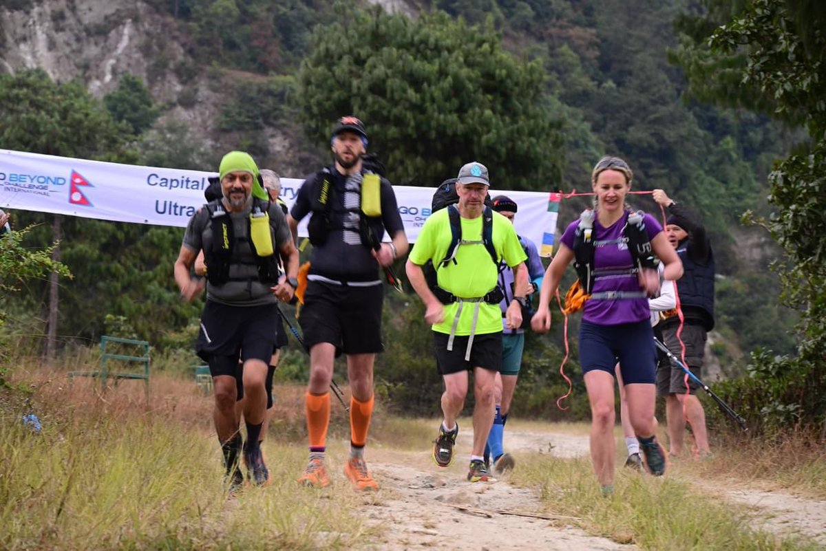 AdrianHowes's tweet image. Race day two complete. Three days of running to go. Loving Nepal