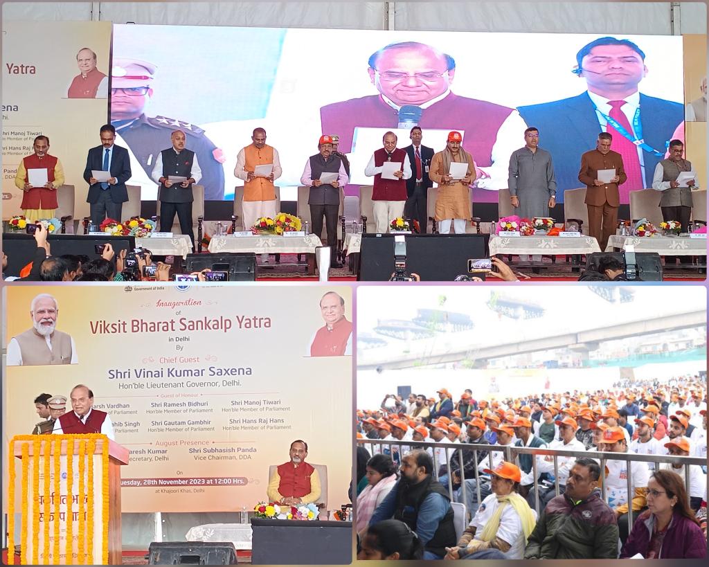 AjayMahawarBJP's tweet photo. आज @narendramodi जी के विकसित भारत संकल्प को साकार करने के लिए @LtGovdelhi विनय कुमार सक्सेना जी ने #ViksitBharatSankalpYatra को हरी झंडी दिखाई।
@BJP4Delhiअध्यक्ष@Virend_Sachdevaजी, सांसद@ManojTiwariMPजी,@drharshvardhanजी,@p_sahibsinghजी,@rameshbidhuriजी के साथ मैं भी साक्षी रहा। https://t.co/qyVLZCBmVl