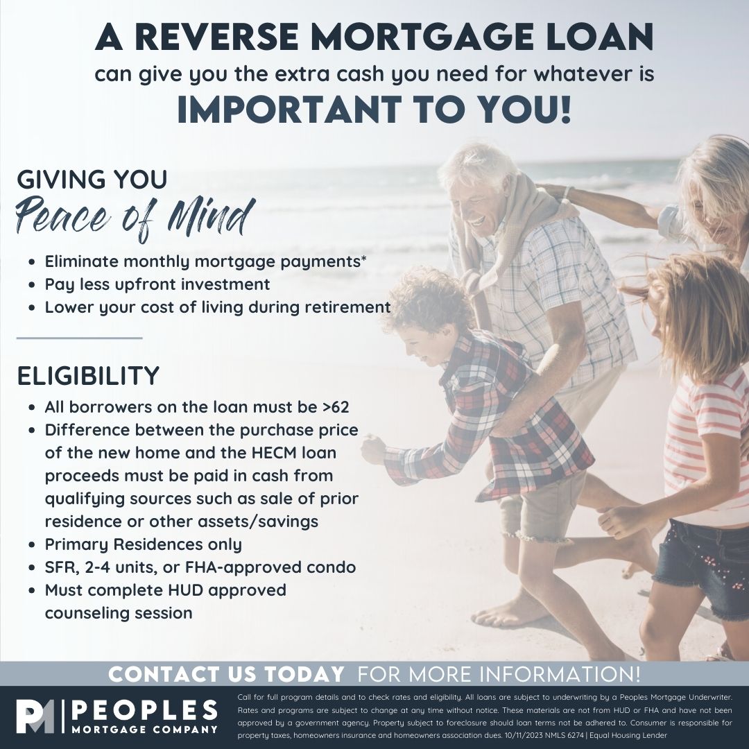 Considering a reverse mortgage loan? In-house lenders have their perks: direct communication, flexibility, and potentially lower costs. Reach out to learn more! #peoplesmortgage #allaboutthepeople #reversemortgageloans #inhouseloans