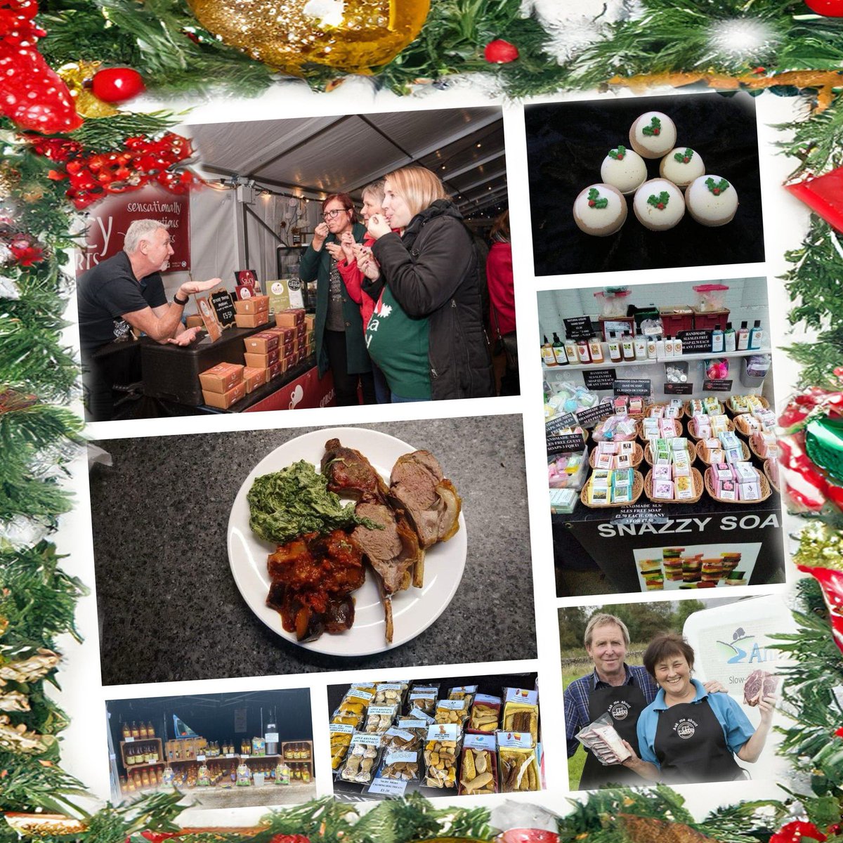 Join us for festive magic at Dumfries Farmers' Market, held at the Victoria Pavilion on Lovers Walk. 🎄✨ Some stalls, amidst ongoing renovations, will be in the River of Life Church's car park, ensuring a seamless and joyful shopping experience.🎄✨