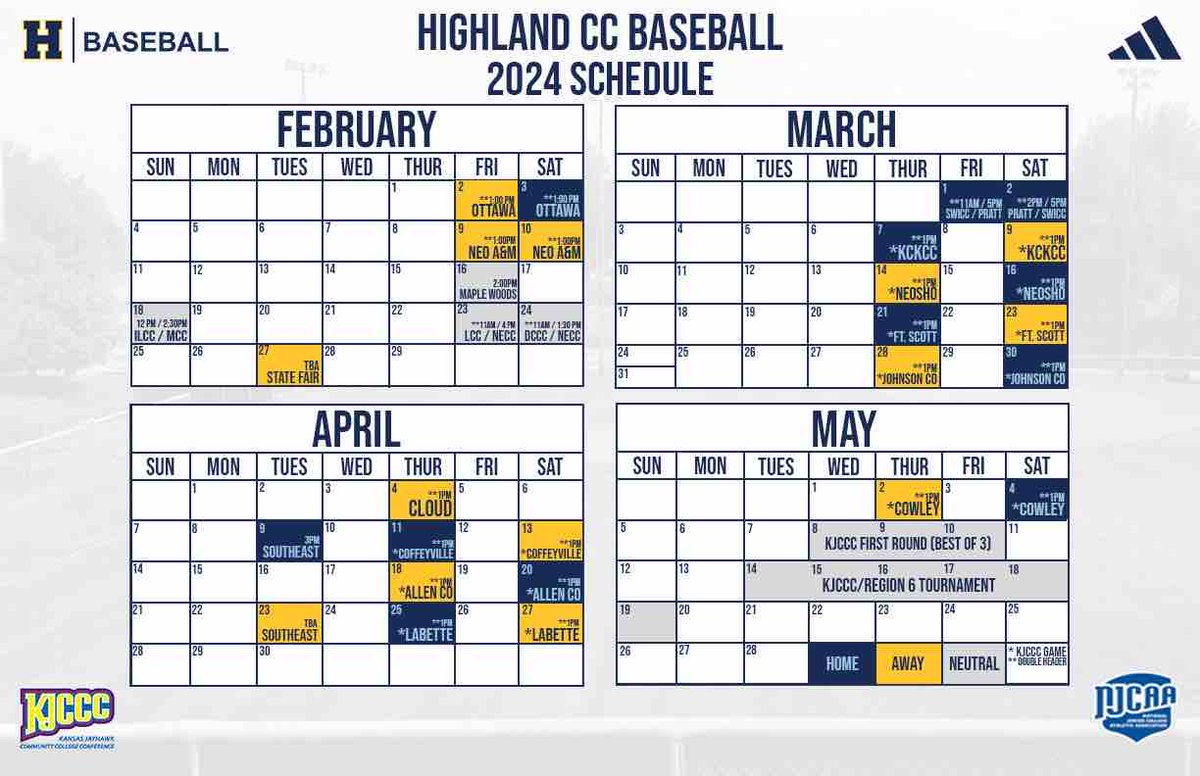 HCCscotties's tweet image. First taste of the 2024 Baseball Schedule 

🔗 scottieathletics.com/news/2023/11/2…

#whoseready #24baseball #newseason