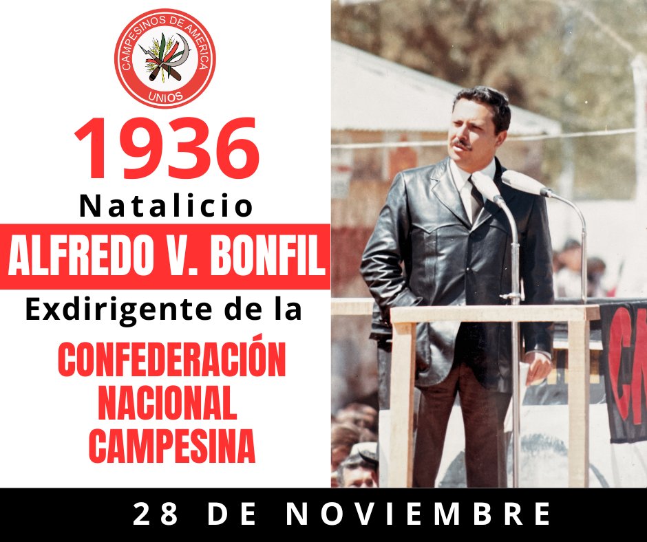Los cenecistas conmemoramos con orgullo el 87 aniversario del natalicio de nuestro exdirigente Alfredo V. Bonfil.
