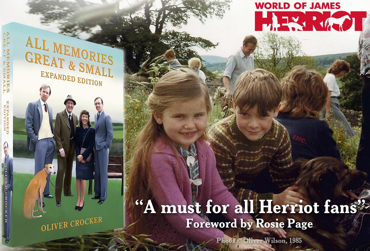 The perfect #Christmas present for all Herriot fans! Here's a never-before-seen photo from behind-the-scenes of the 1985 "All Creatures Great &amp; Small" Christmas Special. 
There's lots more photos like this in "All Memories Great &amp; Small". Available here: bit.ly/3RVQb81