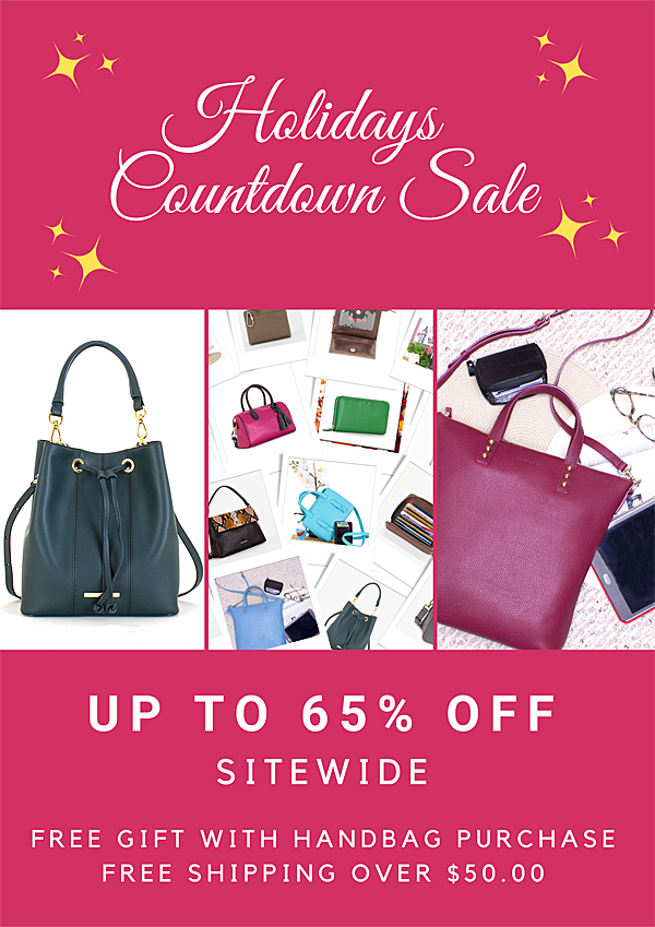 SopranoHandbags's tweet photo. SAVE up to 65% off Soprano's entire leather collection!
Free gift with any handbag purchase, and free shipping for orders over $50.00.

Shop HOLIDAY COUNTDOWN SALE >> https://t.co/WOqPzqDqnX https://t.co/nUq3Jv4AXX