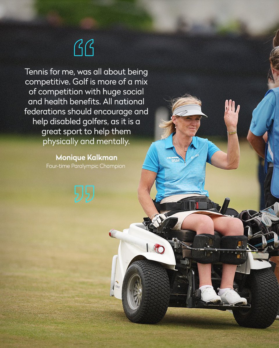 Monique Kalkman discovered her love for golf and never looked back 🙌 Find out more about what the health benefits are here 👉 bit.ly/golfandhealths…