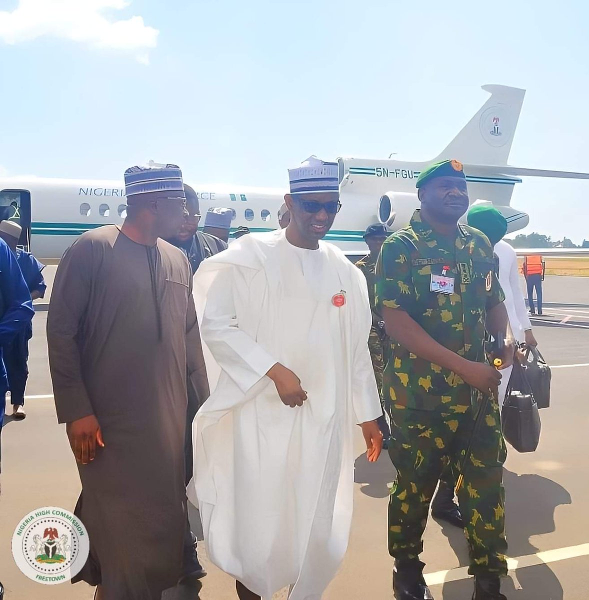 Nigeria in Sierra Leone tweet media