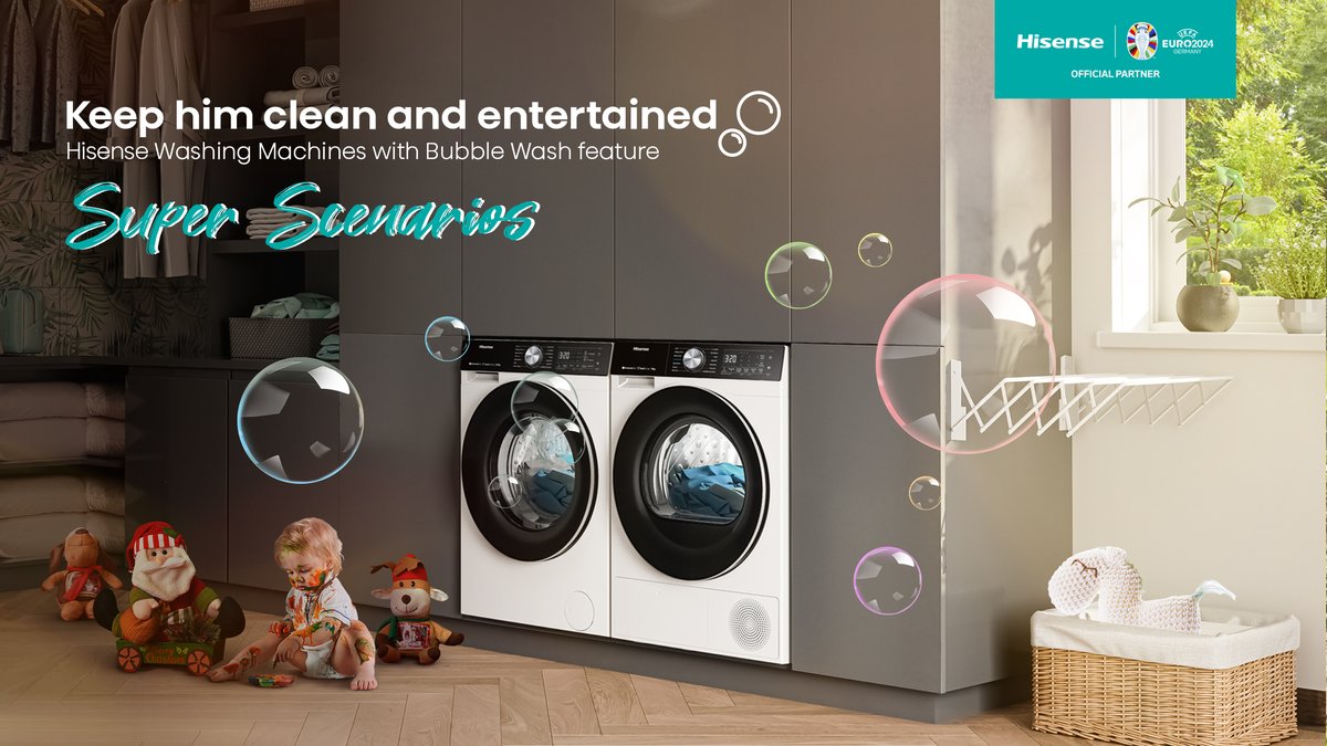 🎁 #SuperScenarios Holiday Giftcard GIVEAWAY!
Holidays are merrier with laughter &amp; clean clothes! Keep your little ones clean and entertained with #Hisense's bubble wash tech. Smart, gentle, reliable—just like a holiday hug.✨

Follow us, RT and share your family smile with