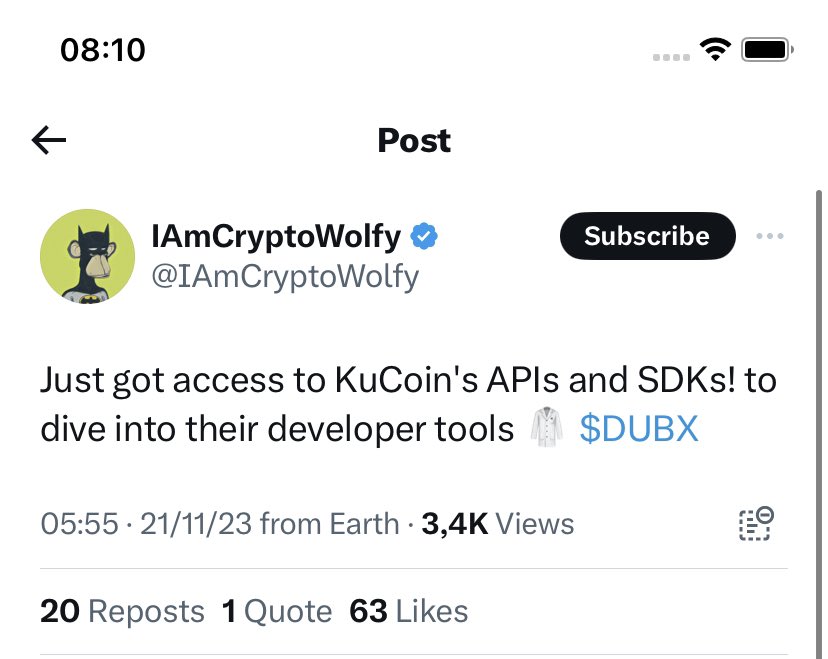 Not Pious (@unprincipaled) on Twitter photo I’m just going to leave this post here!
Absolutely garbage designed to fill the new investor
I thought you were using Kucoin API’s?
<a href="/IAmCryptoWolfy/">IAmCryptoWolfy</a> I’m just going to leave this post here!
Absolutely garbage designed to fill the new investor
I thought you were using Kucoin API’s?
<a href="/IAmCryptoWolfy/">IAmCryptoWolfy</a>