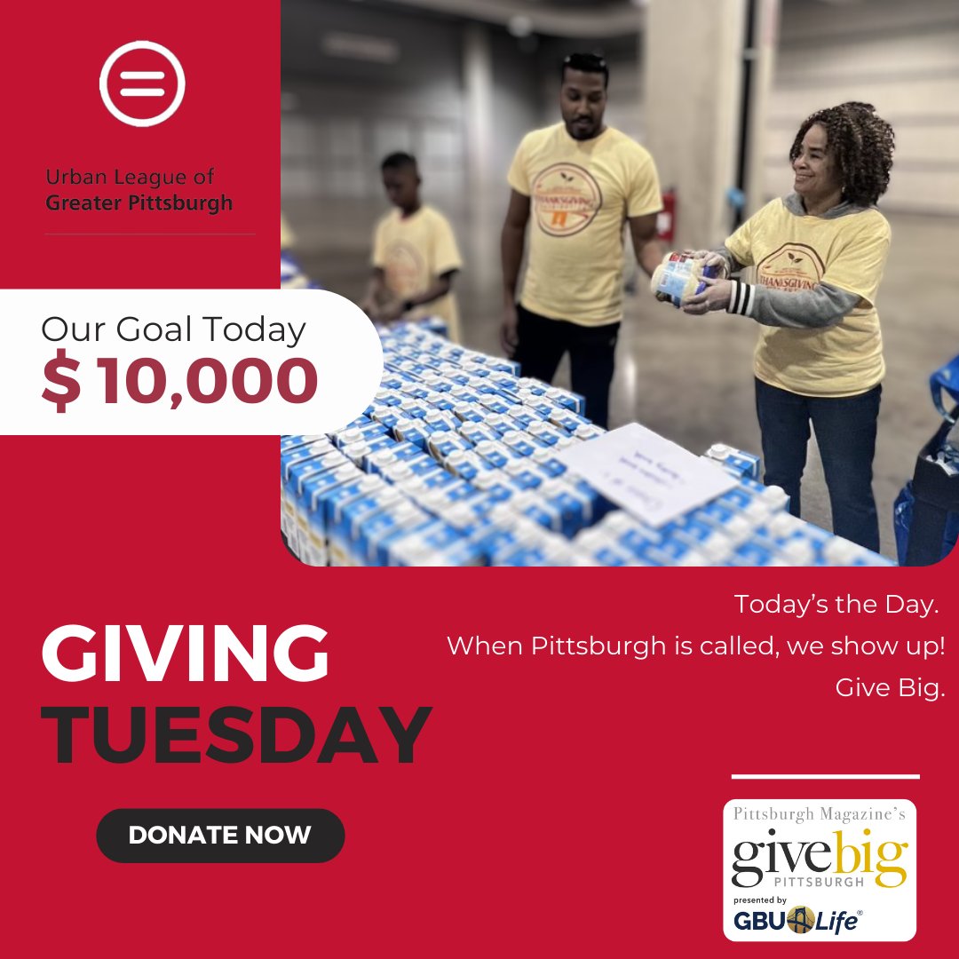 The Urban League is needed, now more than ever. 
Thanks for helping and believing that everyone can thrive when we all work together. 
Please visit ow.ly/qxoF50QbYwc... to support us today!
