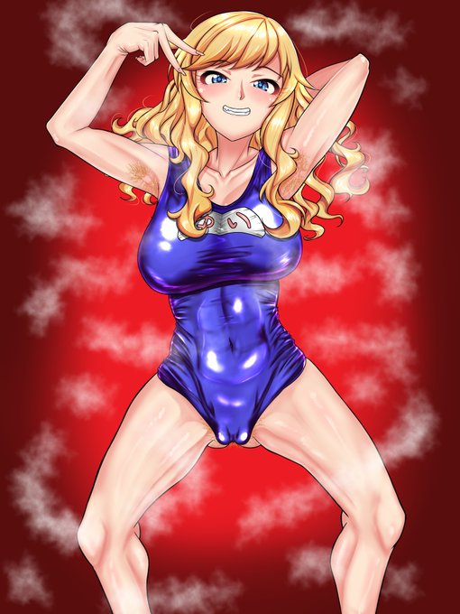 【NSFW】ガニ股スク水大槻唯Skebからでした!ご依頼ありがとうございました!→ 今回は無限に差分があって載せきれないので抜粋しますわね…腋毛・乳首サイズ3種・スク水色3種・全裸差分…まぁ全部出力したら500枚超えるから全組み合わせ見たい人はPSDの方で…1/4 