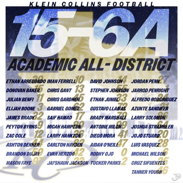 gomezgabe62's tweet photo. Honored to be named 2nd Team All-District &amp; Academic All-District. Thank you to my coaches &amp; teammates for a great season. Looking forward to senior year. 
@coachjpalmer67 
@Coach_RBradshaw 
@KC_HAWGS 
@KCTigerFootball https://t.co/JUnyHeoQ0O