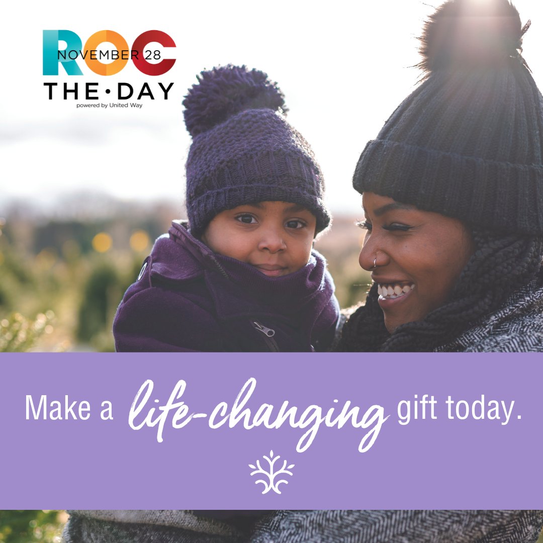 Happy #GivingTuesday and #ROCtheDay 🎊
Consider giving a life-saving gift to Willow Center today. All donations help Willow provide FREE and confidential services to anyone experiencing abuse in our community. 
Visit Roctheday.org/Willow to give today 💜
#WillowStrong