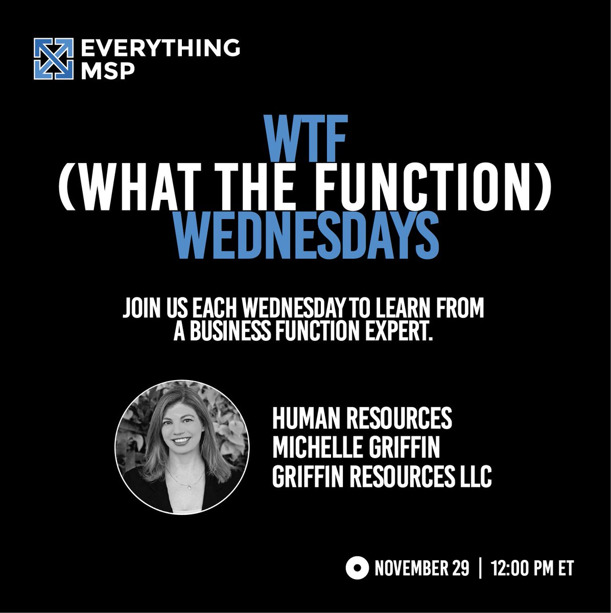 everything_msp's tweet image. Join us tomorrow at 12 PM ET for an insightful discussion on MSP Employment Trends, featuring our HR Business Function Expert, Michelle Griffin. We&apos;ll even touch on AI and ML influences. Get your HR questions answered. Register now for free! everythingmsp.com/wtfwednesdays.…