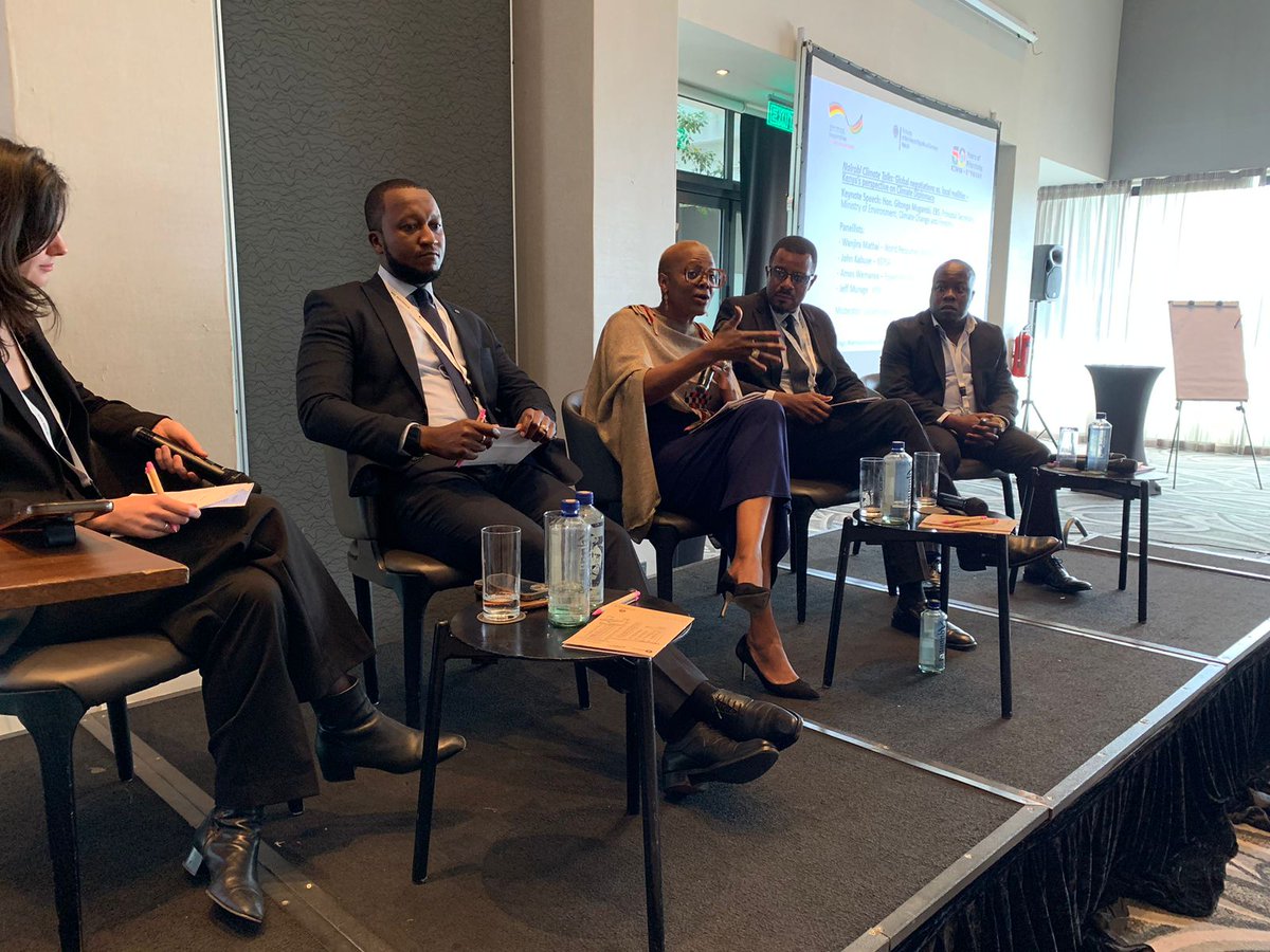 GermanyinKenya's tweet photo. Unpacking insights from the just concluded 'Nairobi Climate Talks' panel: The 1.5ยฐC goal is crucial, global accountability is a must, and climate finance needs to reach the most affected for justice. ๐๐ฑ #ClimateTalksNrb #60YrsofFriendship https://t.co/ERO3GYrnbn