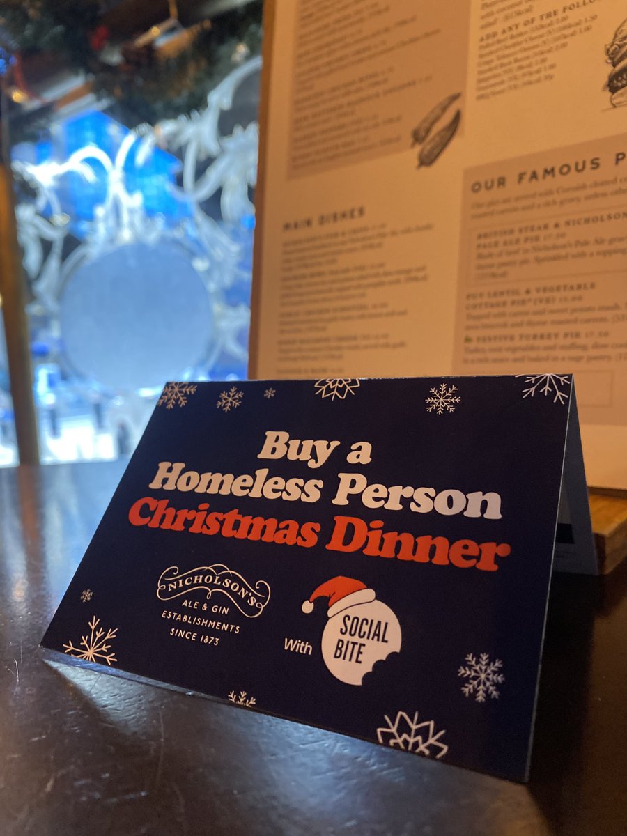 Nicholson’s X Social Bite, help <a href="/social_bite/">Socialbite</a> achieve their goal, to build a collaborative movement to end homelessness. From the Walrus we invite you to donate up to £10 to help feed those who need it most. Visit @socialbites_food for more information.